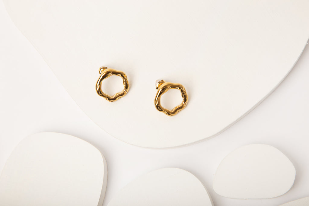 ARETE ARO IRREGULAR DORADO