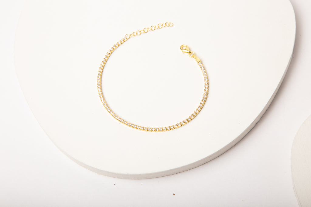 PULSERA FILA CIRCONES