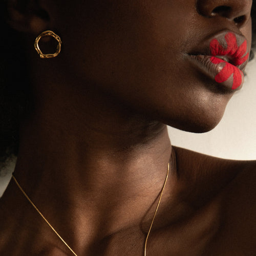 ARETE ARO IRREGULAR DORADO